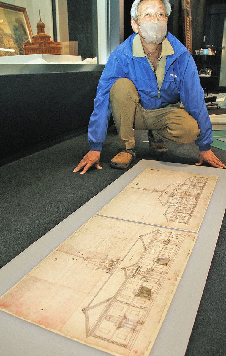 幻の龍翔小プラン？ 三国の博物館に異なる洋風建築の図面：中日