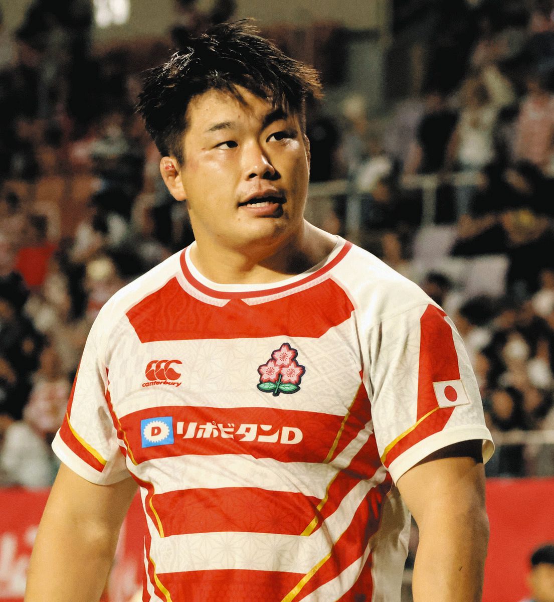 ★激レア★　ラグビー日本代表　支給品ストレッチパフォーマンスフーディ② ラグビー日本代表・プロップ竹内柊平『人生最大の挫折』をへて