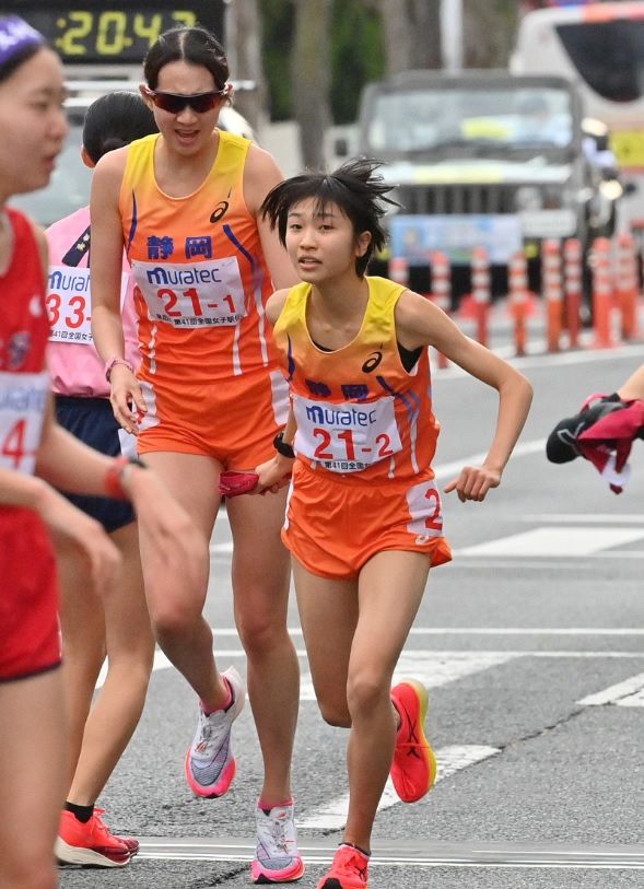 静岡2区沢田結弥が9人抜きで区間4位の健闘【都道府県女子駅伝】：中日