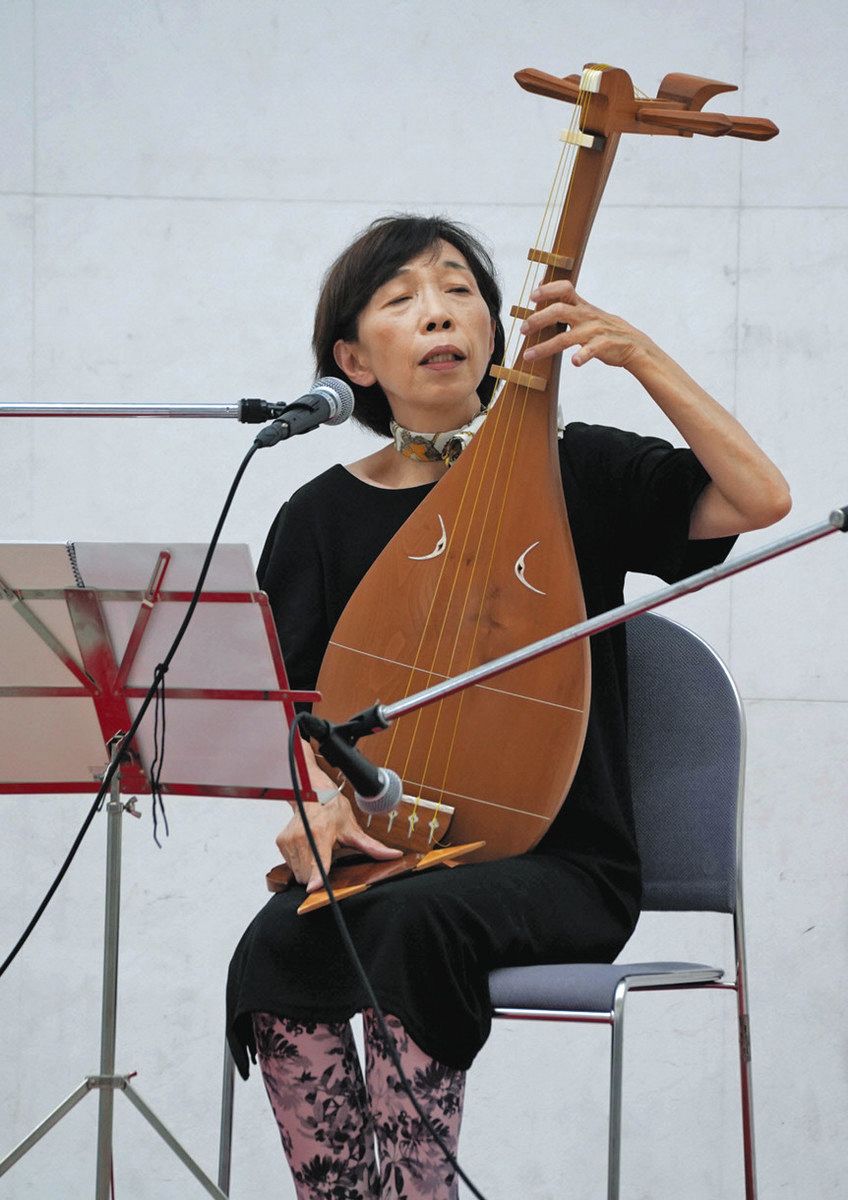 哀切の音、薩摩琵琶 浜松で保存会が演奏会：中日新聞しずおかWeb