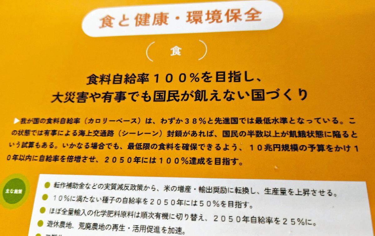 食料自給率という幻――誰のための農業政策なのか やっぱり排外主義 参政党×農業政策：中日新聞Web