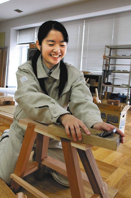 石川 女子高生 宮大工に挑む 金市工 津田さん ５歳からの夢 北陸中日新聞web