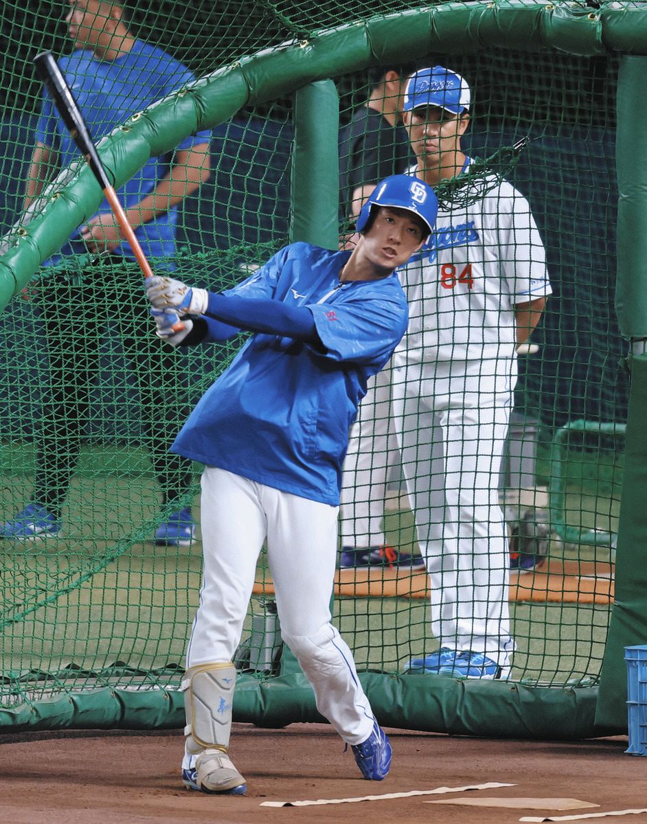 中日・上林誠知 「体調はばっちりです。またここから上げていき