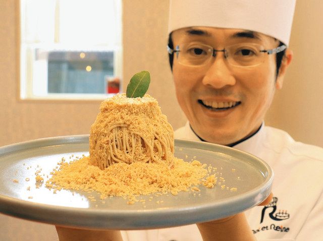 岐阜県山県市発祥の利平栗をモンブランに 「地産地消」に役立てたい