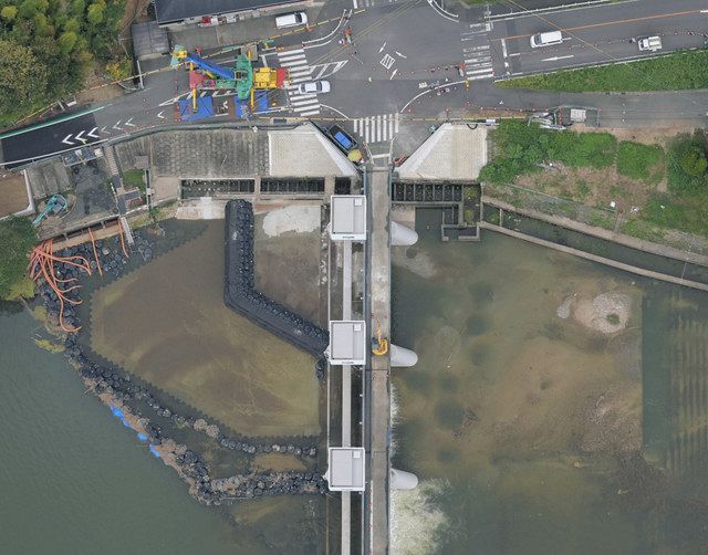 軋むインフラ 明治用水漏水3カ月＞ （上）目視の限界、前兆見逃す：中