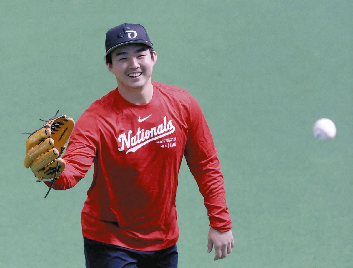 小笠原慎之介、ナショナルズ公式がダブルサムアップ写真投稿…メジャー