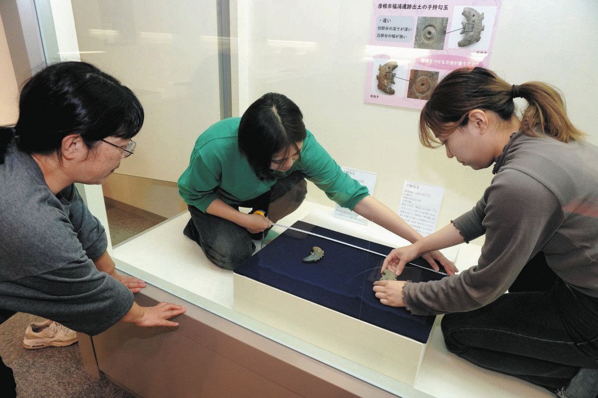 未開の遺物「子持勾玉」に迫れ 長浜の浅井歴史民俗資料館、県立 未開の遺物「子持勾玉」に迫れ 長浜の浅井歴史民俗資料館、県立