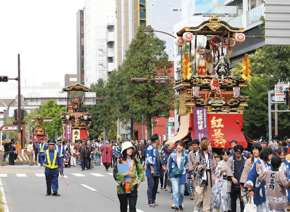 三英傑と三姫に大須商店街沸く 名古屋まつり、愛知の魅力アピールし