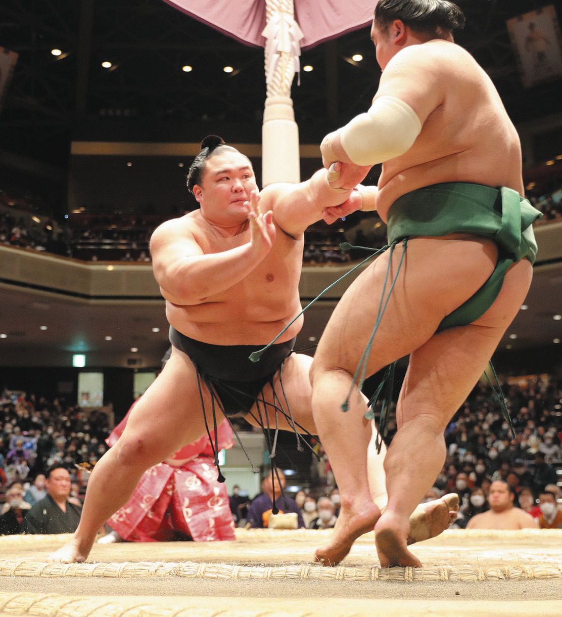 大相撲　朝乃山関　反物　　　一反 朝乃山が関取として初の10連勝 全勝、あるいは14勝1敗なら、1