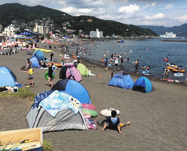 伊東市の海水浴客大幅減 コロナ 長梅雨など影響 中日新聞しずおかweb