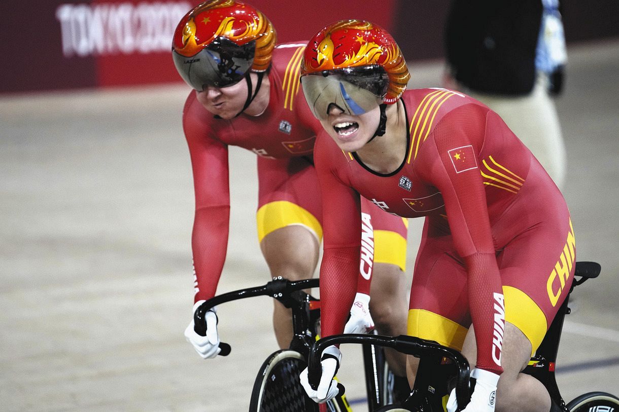 自転車トラック種目始まる 中国が連覇 3冠狙ったヒンツェ擁するドイツ 