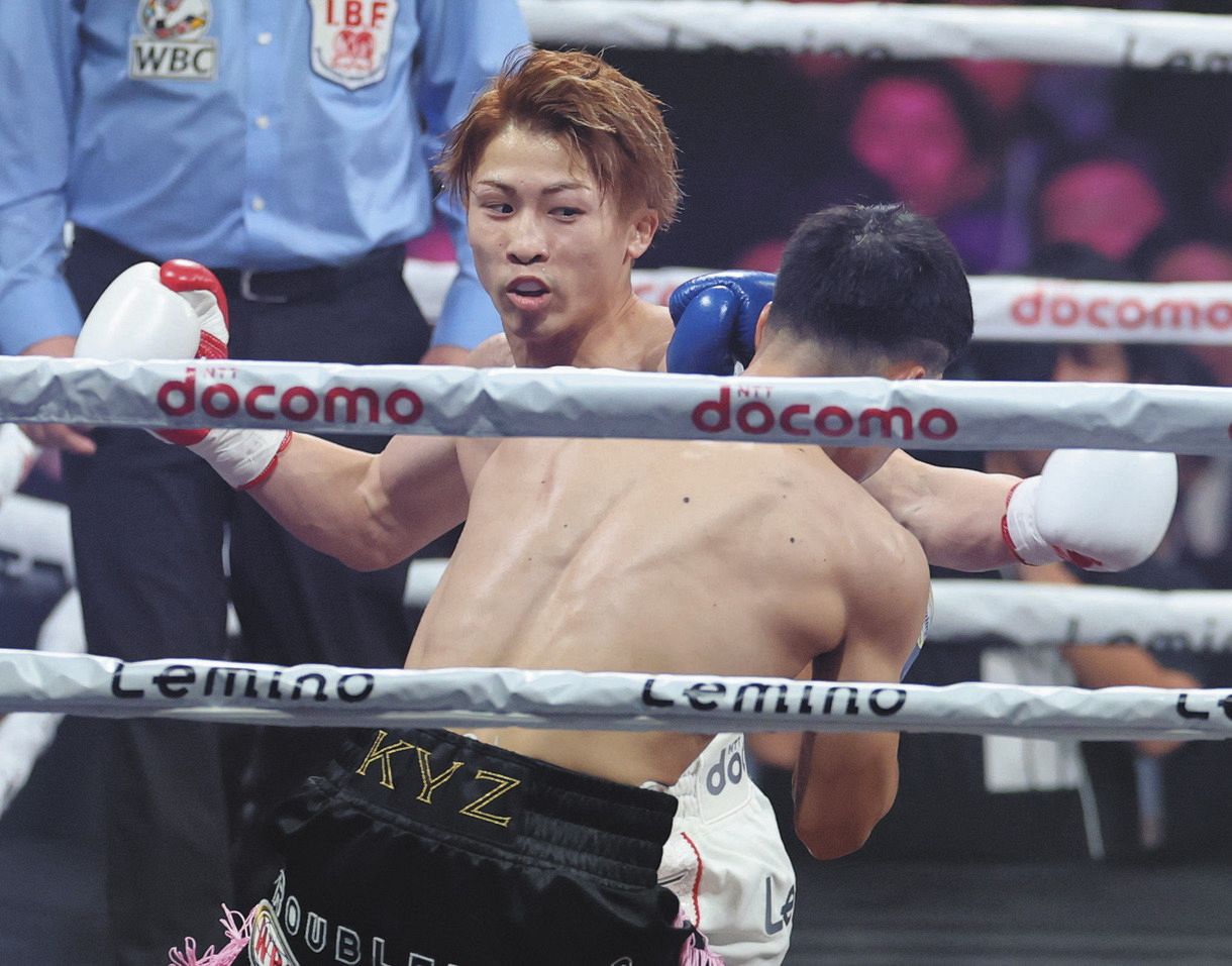 井上尚弥、異例づくしの防衛戦に勝利、日韓戦で4回KO、世界戦で