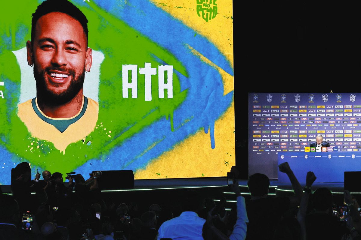 ネイマール、ブラジル代表選出、4度目W杯へ アンチェロッティ監督「彼
