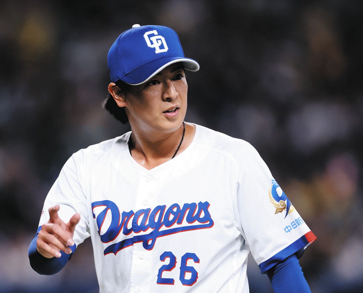 今季初登板の中日・仲地礼亜、救援で3回3失点 阪神・佐藤輝にウイング