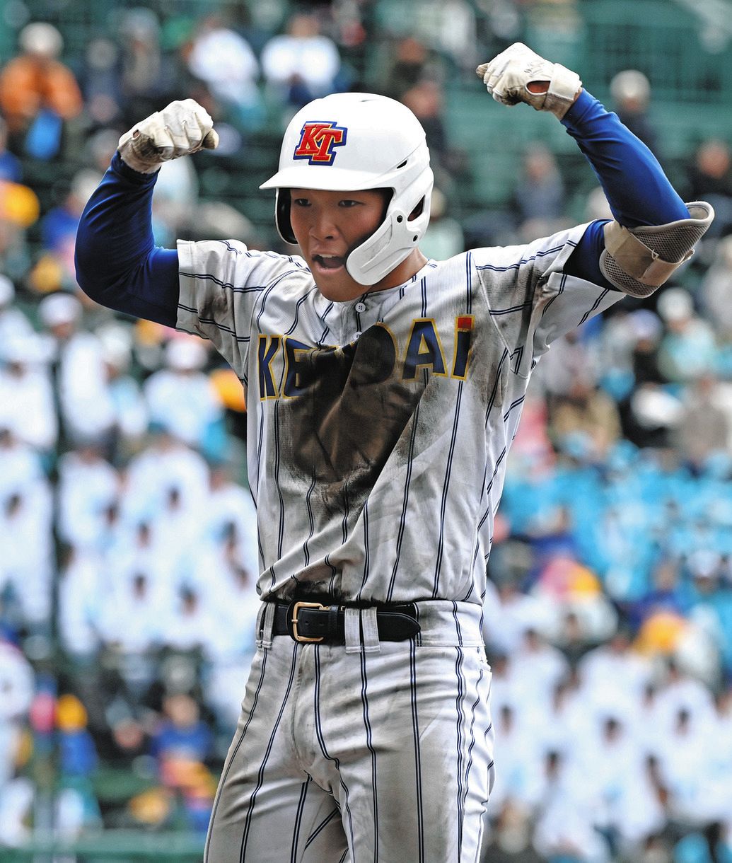 健大高崎、山梨学院に秋のリベンジ果たし12年ぶり4強 箱山遥人主将が3