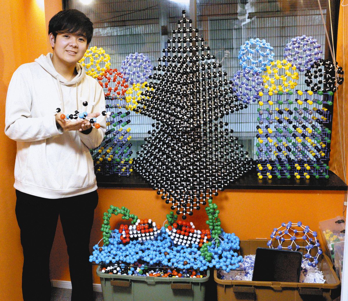 UA式反転計球数器　分子模型　 木製　珍品　模型　オブジェ　時代物 10代で起業家 つながる人脈、広がる夢 分子模型や木製腕時計など