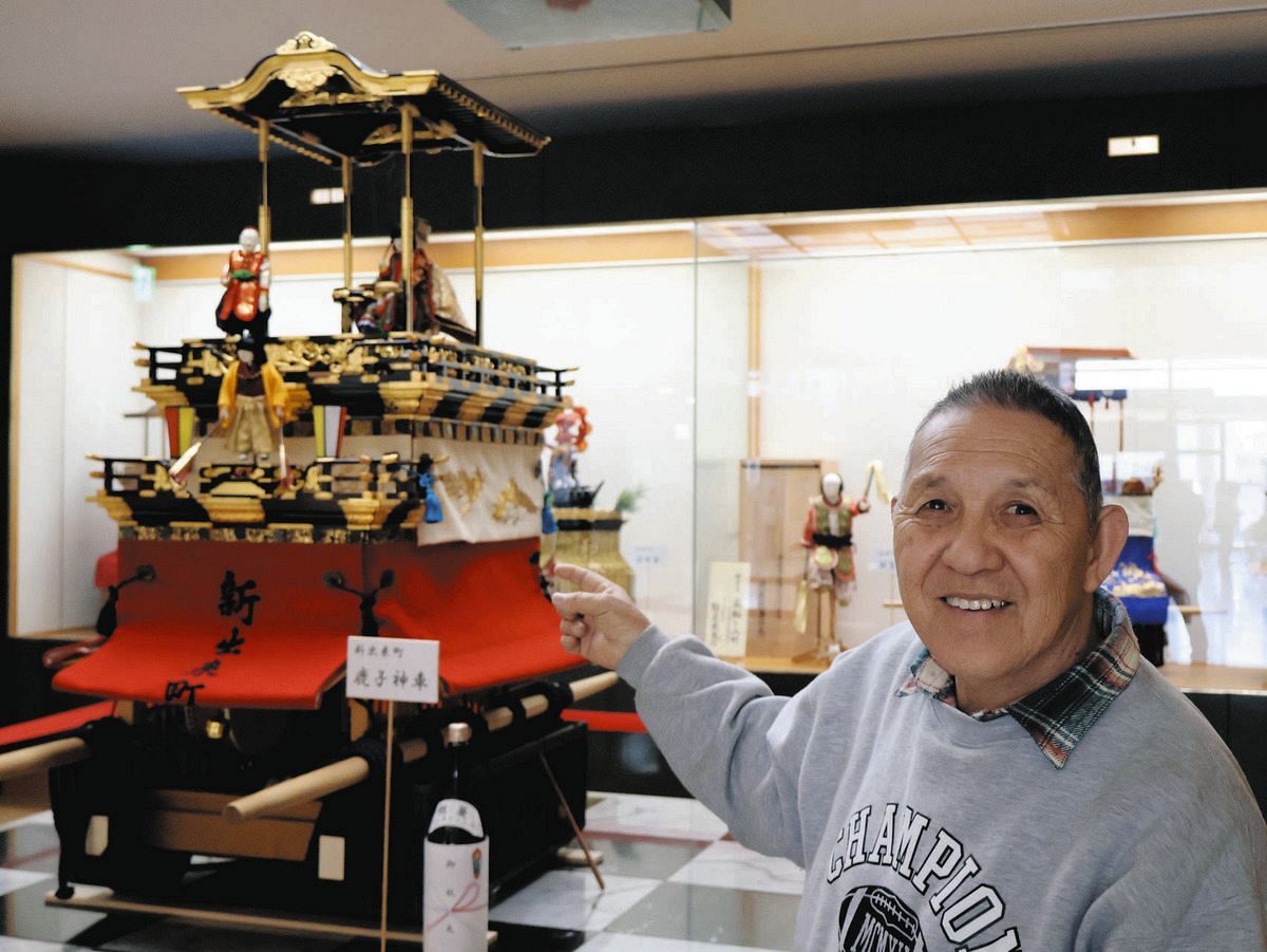 山車が好きすぎて、模型手作り60年 愛知県北名古屋市の男性「完成の