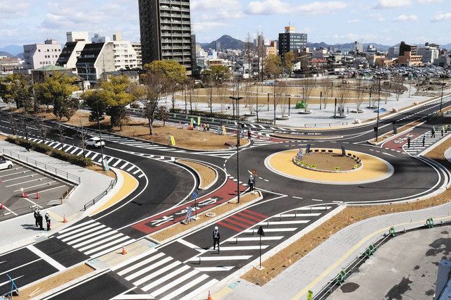 県庁前に円形環状交差点 ラウンドアバウト 県内2例目 中日新聞web 県庁前に円形環状交差点 ラウンドアバウト 県内2例目 中日新聞web
