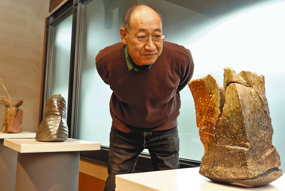 古伊賀」をオマージュ、今の形に 伊賀の陶芸家・小島さんが名張 古伊賀」をオマージュ、今の形に 伊賀の陶芸家・小島さんが名張