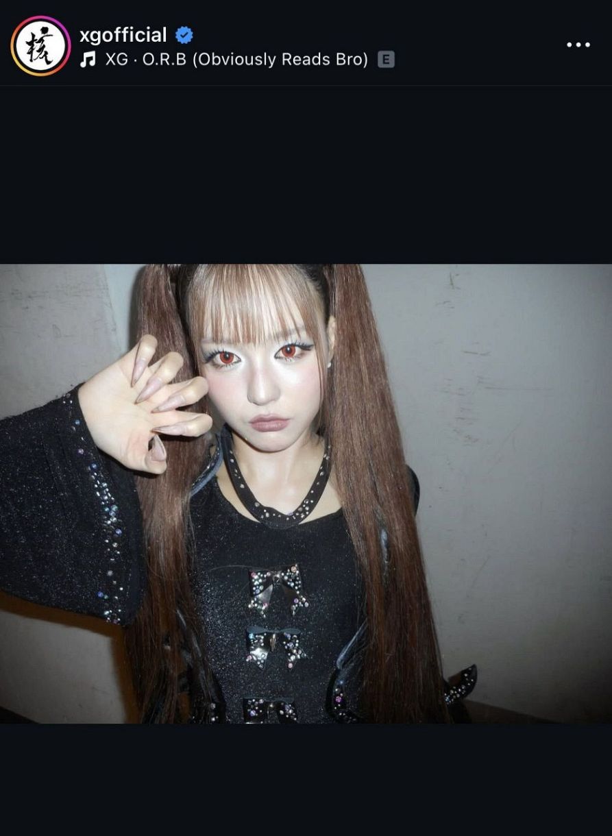 実際の投稿】XG・JURIA、“ミサミサ”そっくりショット「プリンセスすぎ