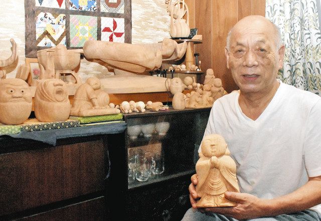 「人と違うもの」をコンセプトに創作しているという柴田さん＝春日井市高森台１で 