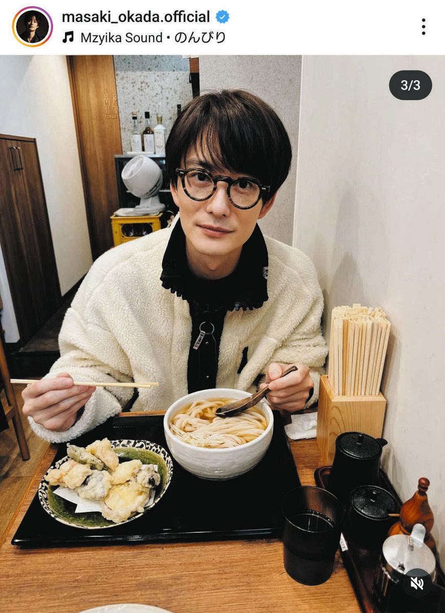 ◇岡田将生、メガネでカレ氏感【写真】：中日スポーツ・東京中日スポーツ 