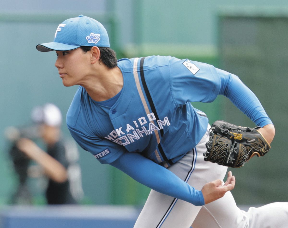 日本ハム3位・浅利太門と6位・山城航太郎、1軍紅白戦初登板、ともに1回 