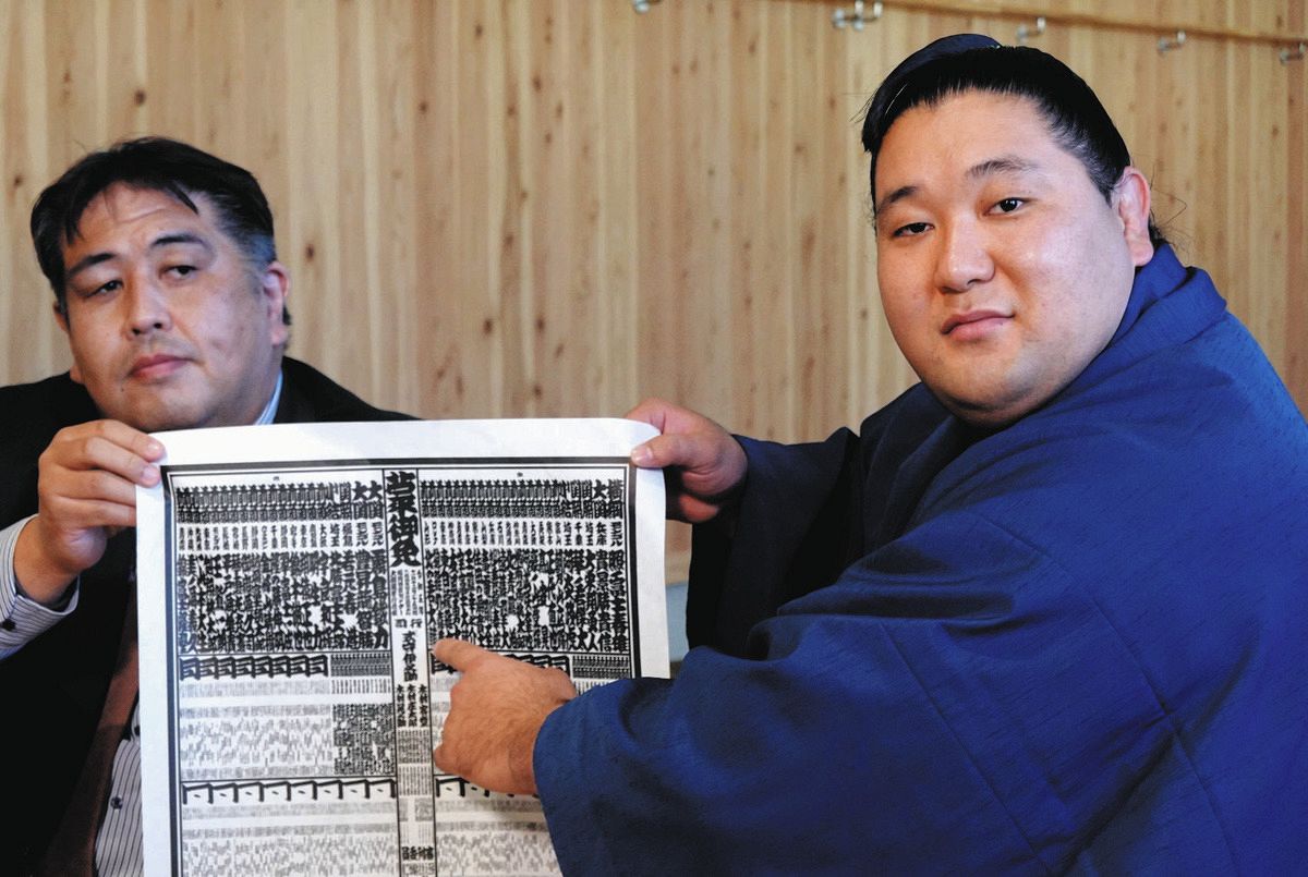 元大関雅山の二子山親方、新入幕の狼雅に5キロアップの体重160キロ指令