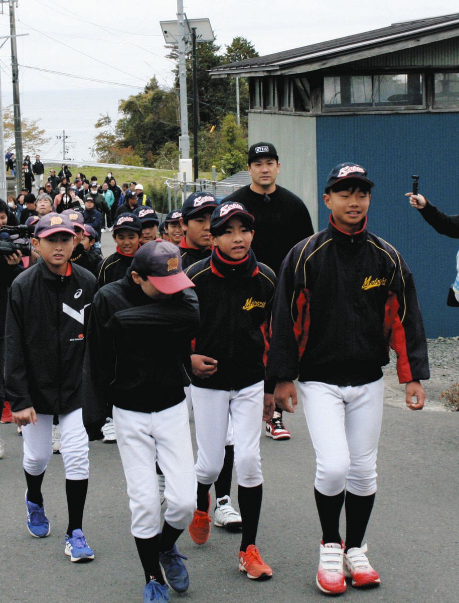 巨人・田中将大、気仙沼で防災避難訓練に参加 東日本大震災時は楽天