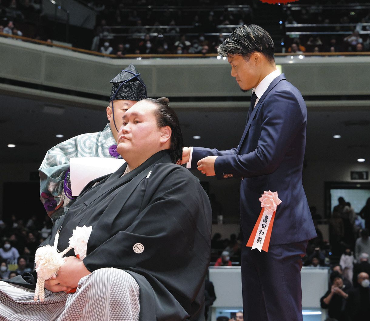 照ノ富士断髪式 イス席チケット 2枚セット 照ノ富士引退 伊勢ヶ濱襲名