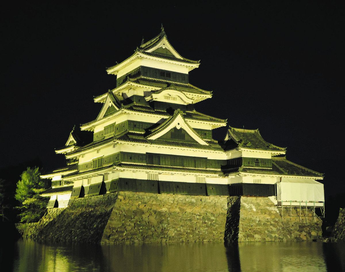 日本画 城と松の木 日本の城 もう一つの名前 ⑬ －松江城＝千鳥城ー - 徒然なるまま