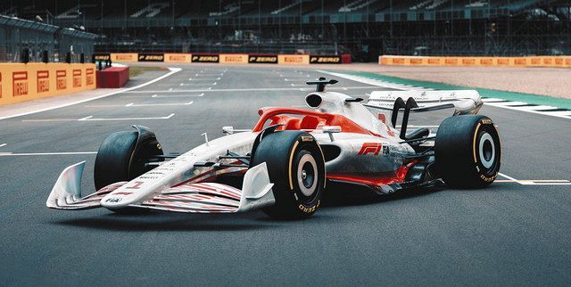 次世代F1マシンの実物大モデルを公開 2022年導入…グラウンドエフェクトを利用した車体デザイン、タイヤも18インチ：中日スポーツ・東京中日スポーツ