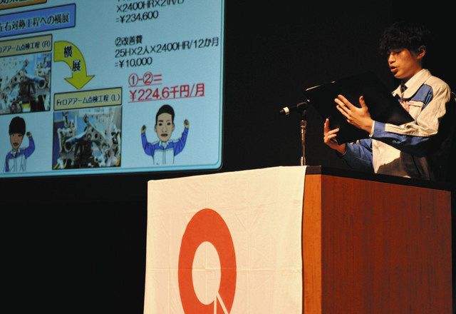 業務改善の具体的な取り組み発表 大府で企業QCサークルが大会：中日