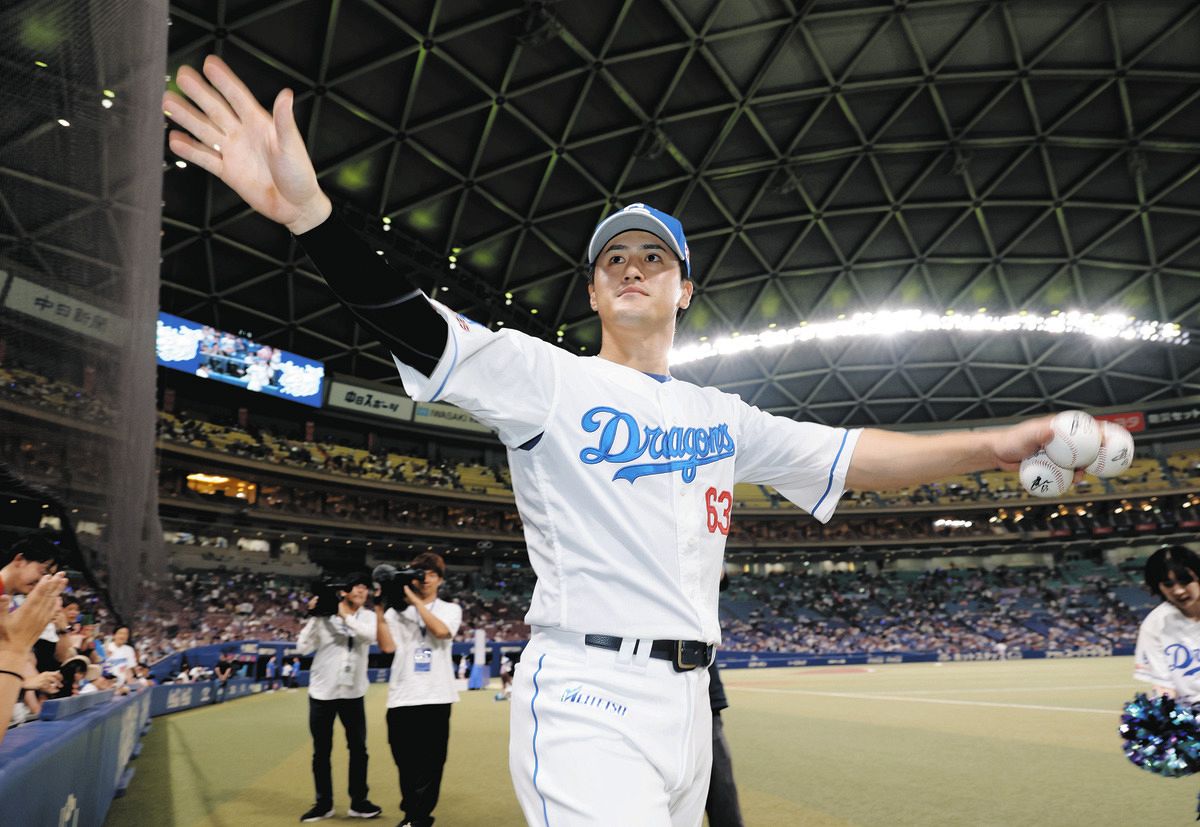 番記者メモ】中日・板山祐太郎、師匠の前で放った決勝打「いいところを