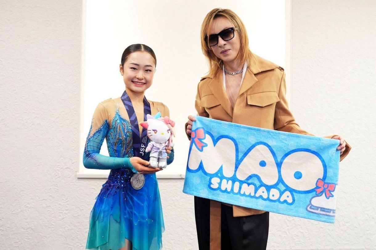 YOSHIKI、フィギュア生観戦で島田麻央を応援 自身の楽曲「Miracle」で
