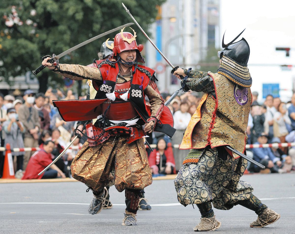 名古屋まつり」三英傑と三姫が勢ぞろい 安土城再現した車で堂々
