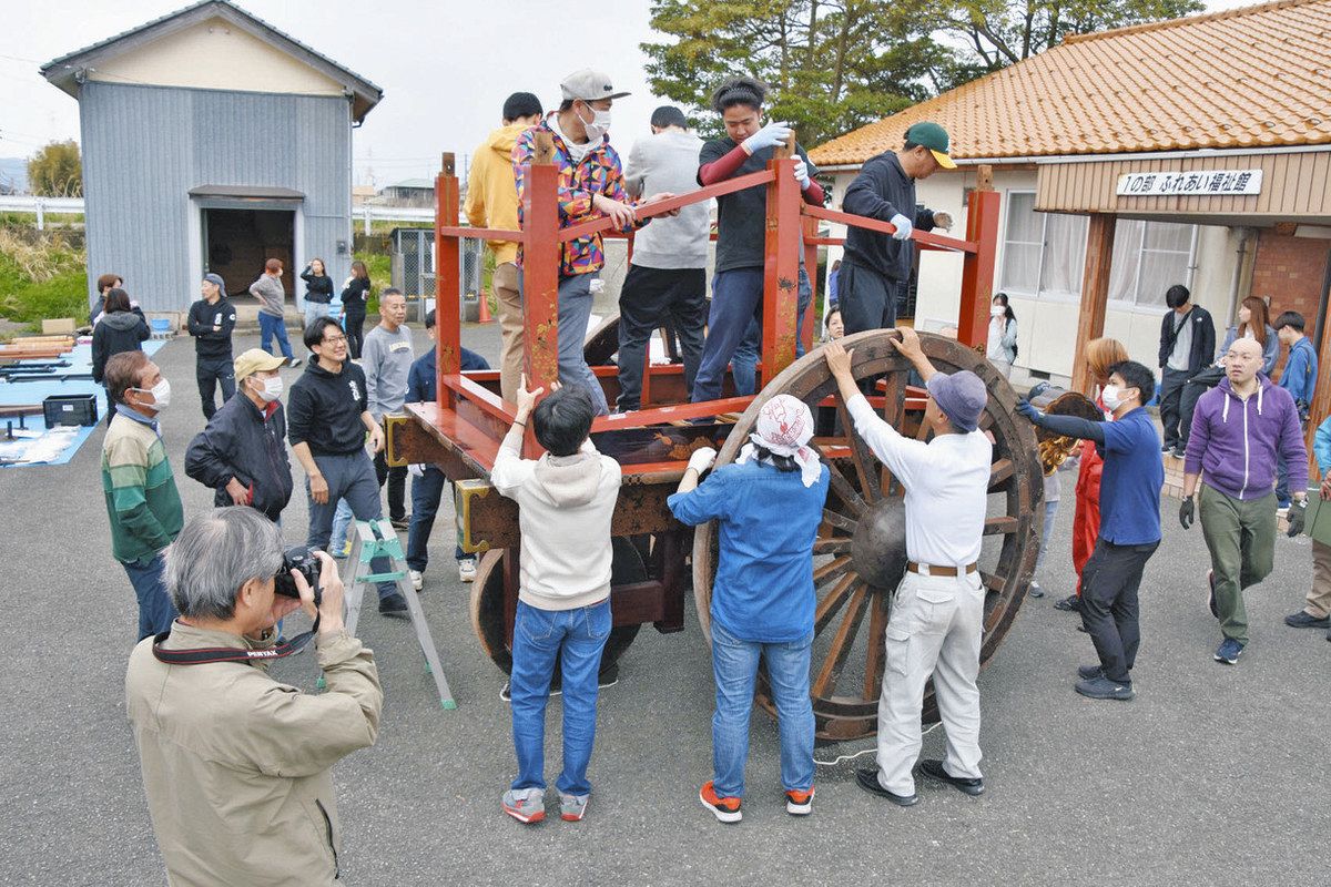 5月の三国祭に向け山車の屋台組み立て完了 坂井・中元区：中日新聞Web