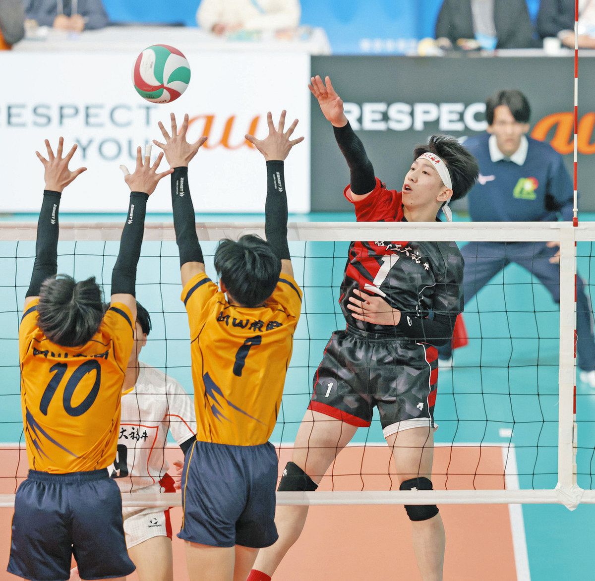 工大福井男女16強入り ともにストレート勝ち 春高バレー：日刊県民