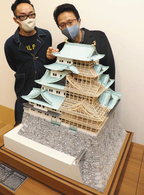 名古屋城木造の天守 模型で再現 週末に市内巡回展示 中日新聞web