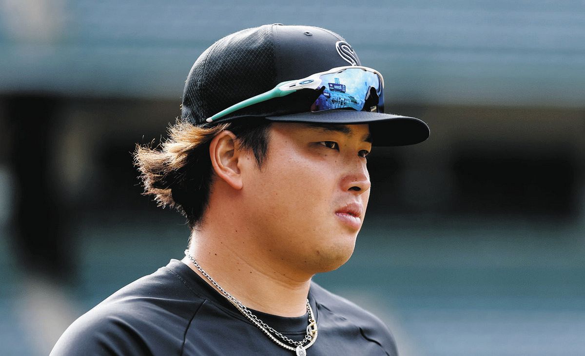 村上宗隆、ついに出た！本塁打以外の長打 エンゼルス戦の6回に右翼線