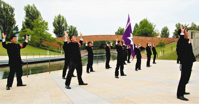 富商応援部 全力エール 環水公園で発表会 機会 あることに感謝 北陸中日新聞web