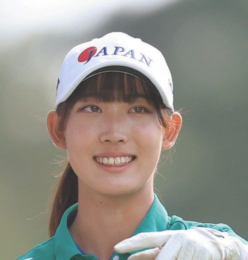 【新品未使用】馬場咲希モデル　ブリヂストンキャップ 新品未使用】ブリヂストン スポンサーワッペン付き 馬場咲希