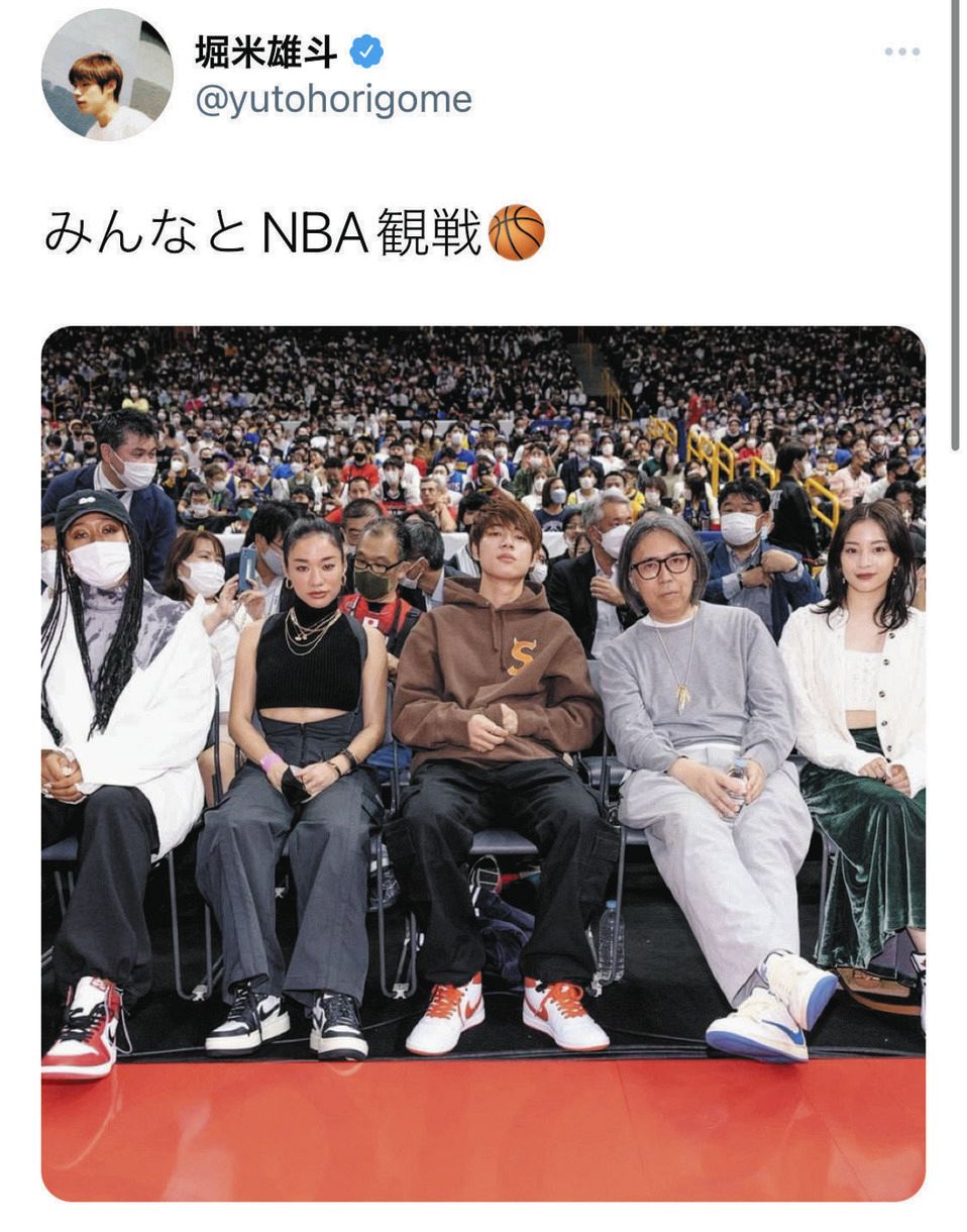 写真 堀米雄斗みんなとnba観戦 中日スポーツ 東京中日スポーツ