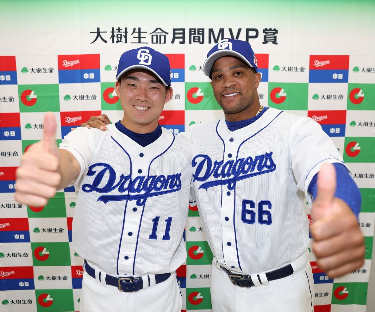 中日 小笠原とビシエドが9月 10月度の月間mvpに選出 13年ぶりの投打ｗ受賞 中日スポーツ 東京中日スポーツ