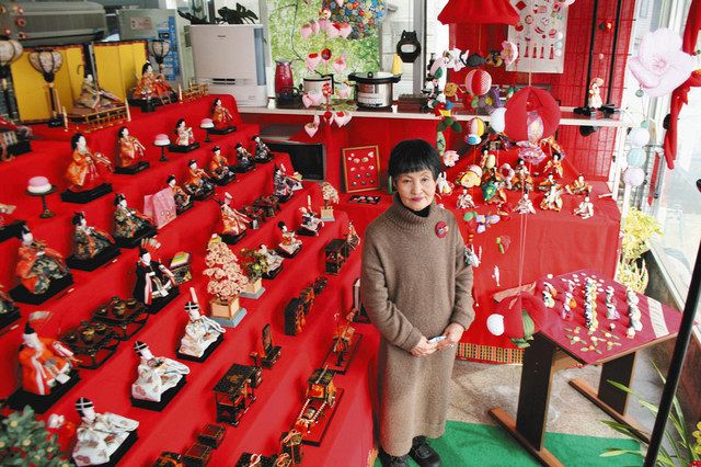 豪華７段飾りや手作りひな人形など展示 敦賀の増田清商会 中日新聞web