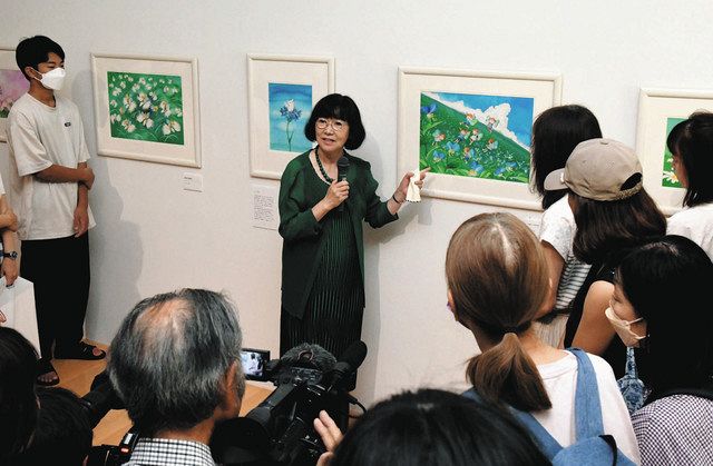 作品秘話 ファンに語る 「カラーインクの魔術師」永田さん 小矢部