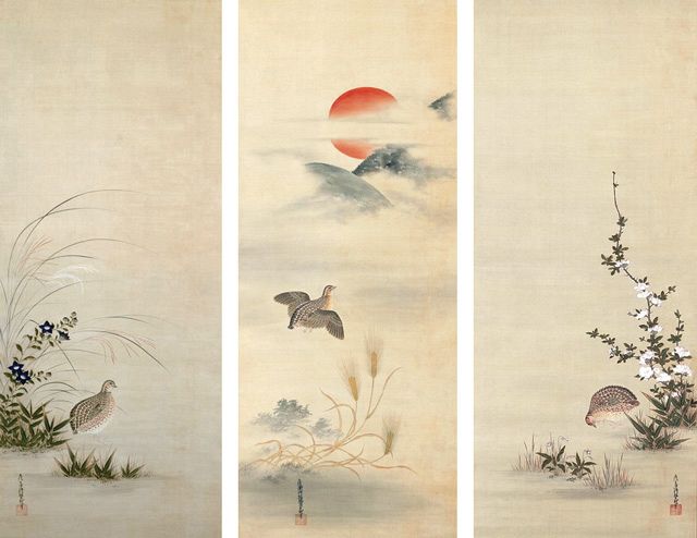 紫雲印　花見ノ圖　土佐派　大和絵　絹本 紫雲印 花見ノ圖 土佐派 大和絵 絹本 伝土佐光信筆 竹の