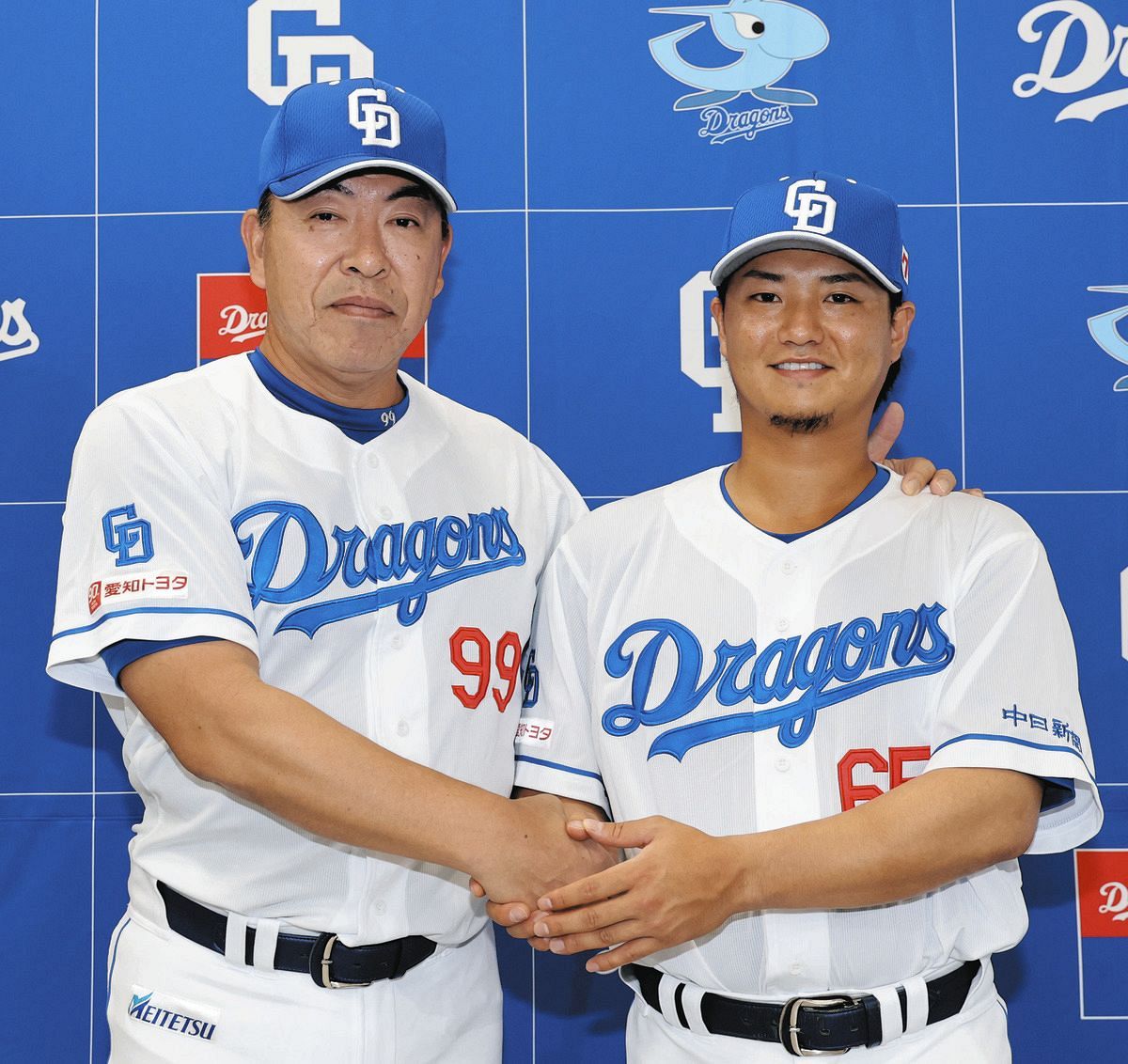 中日ドラゴンズ　佐藤龍世 ユニフォーム #65 Ｏサイズ 動画】「楽しみの気持ちが強い」佐藤龍世が中日入団会見 背番号