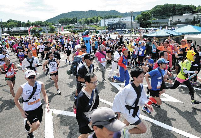 春日井「絆マラソン」ラストラン 県内外の103チームが力走