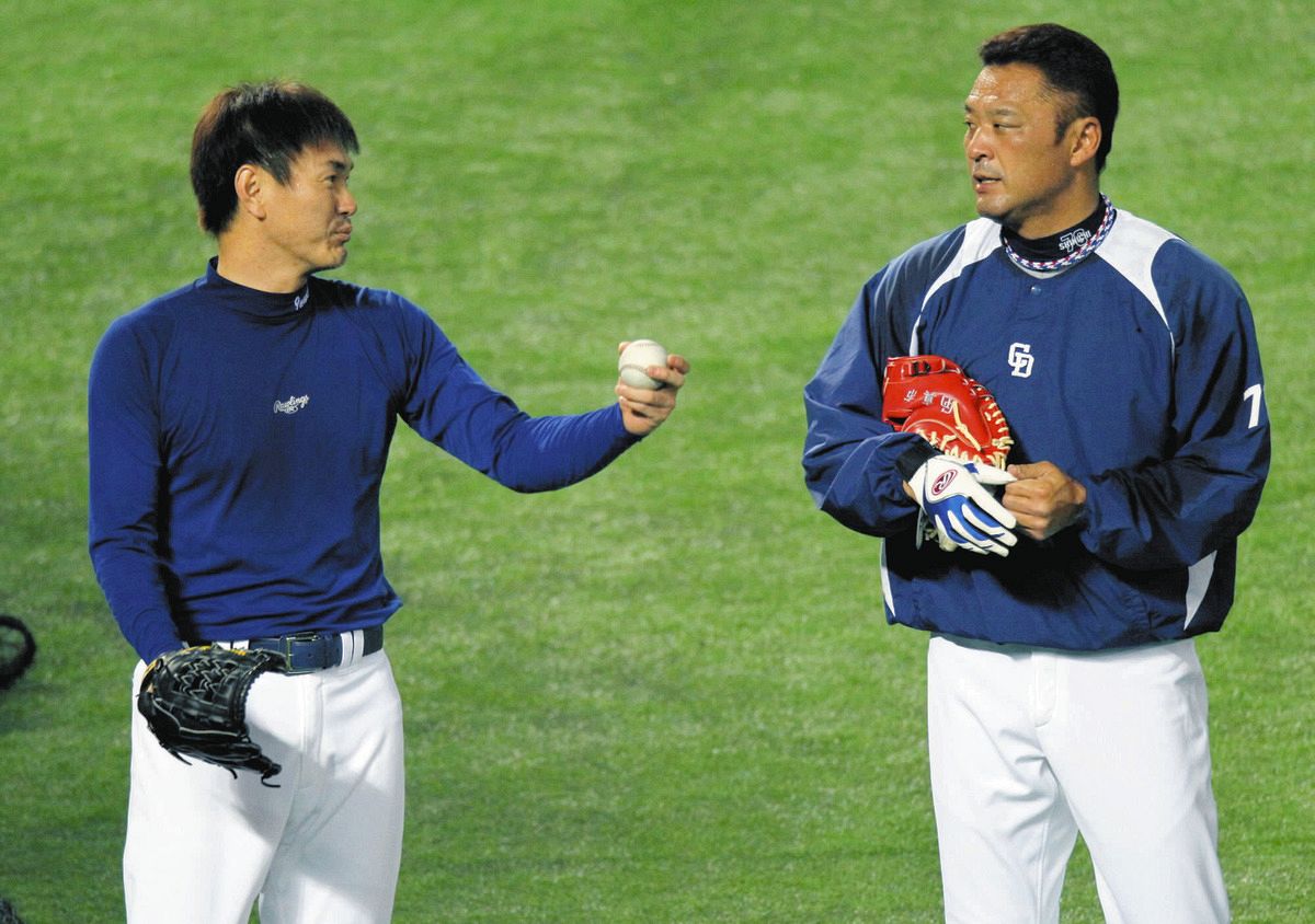 元中日・岩瀬仁紀さんの殿堂入り 同じ背番号13を託した近藤真市さんは目を細めた：中日新聞Web